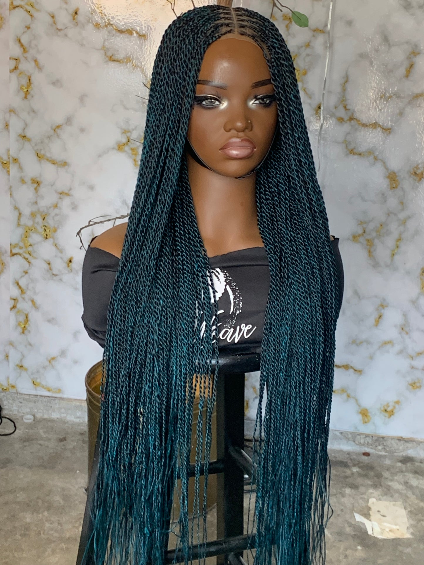 Senegalese Twist Glueless Wig | Ready to Ship 28/30 Inch Closure