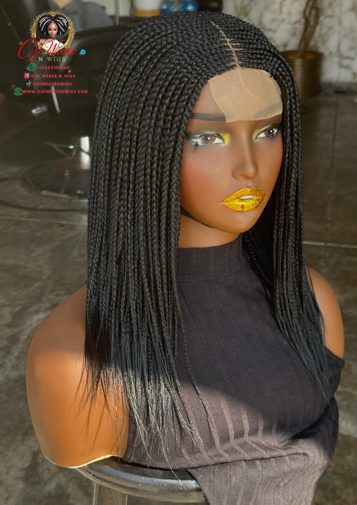 Bianca Glueless Closure Wig | Ready-to-Ship 10/12 Inch
