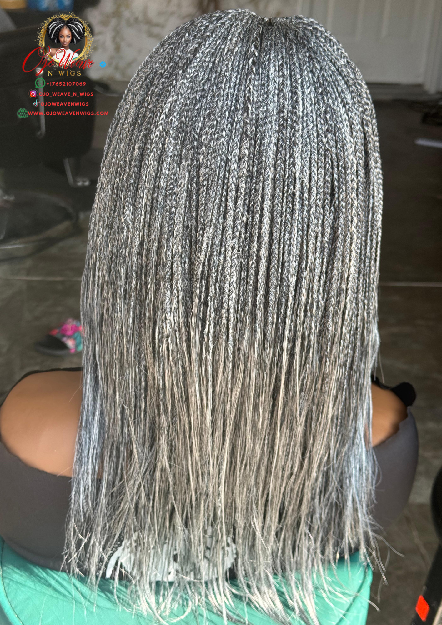 Bianca Glueless Salt & Pepper Wig | 12-Inch Ready-to-Ship Closure Wig