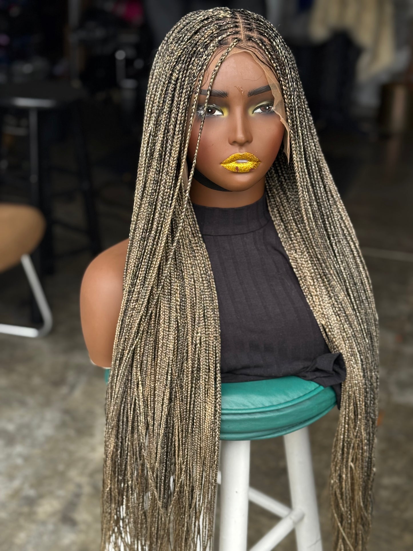 Frontal Ear To Ear Knotless Braids 28/30 Inch Made To Order Wig