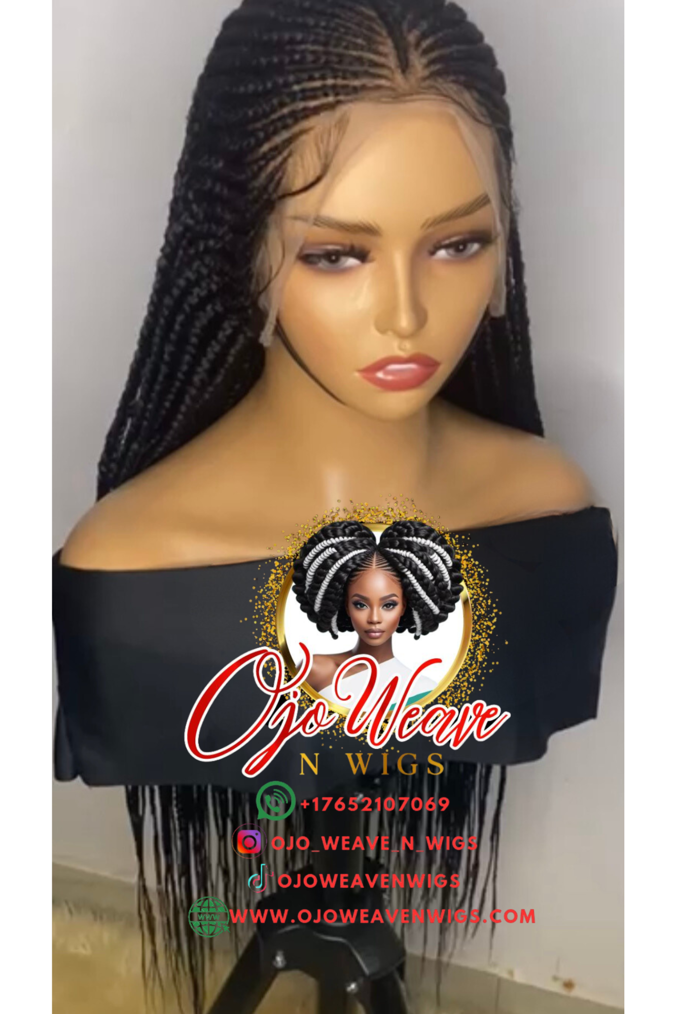 Jessy Braided Cornrow Ready to Ship