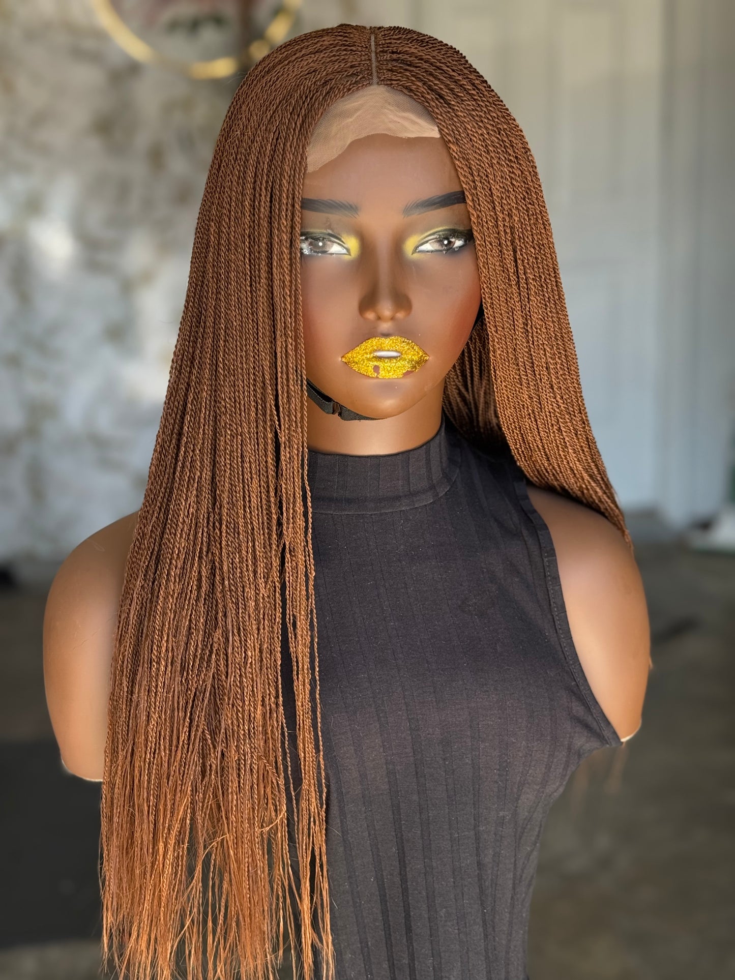 Esther Micro Twist Wig | 16/18 Inch Ready-to-Ship Closure Unit | Color 30