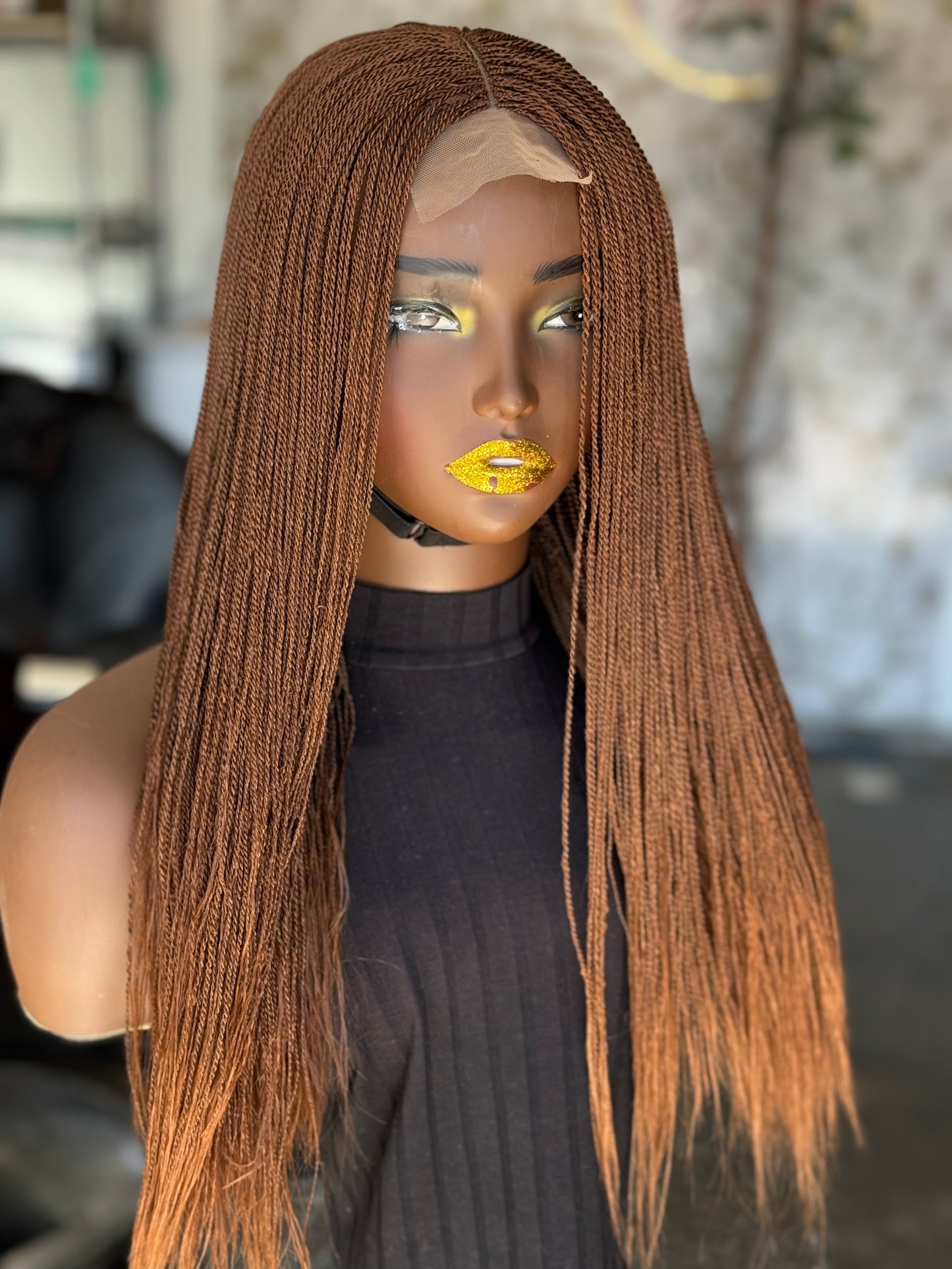 Esther Micro Twist Wig | 16/18 Inch Ready-to-Ship Closure Unit | Color 30
