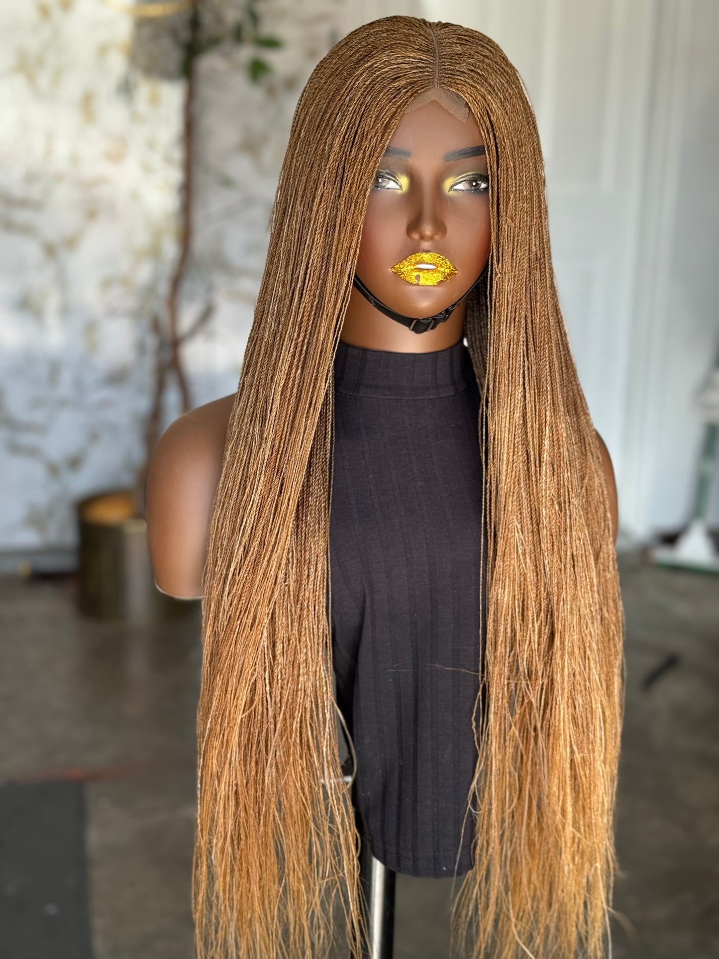 The Esther Wig | Ready to Ship 26/28" Glueless Closure Wig | Color 27/613 Mix