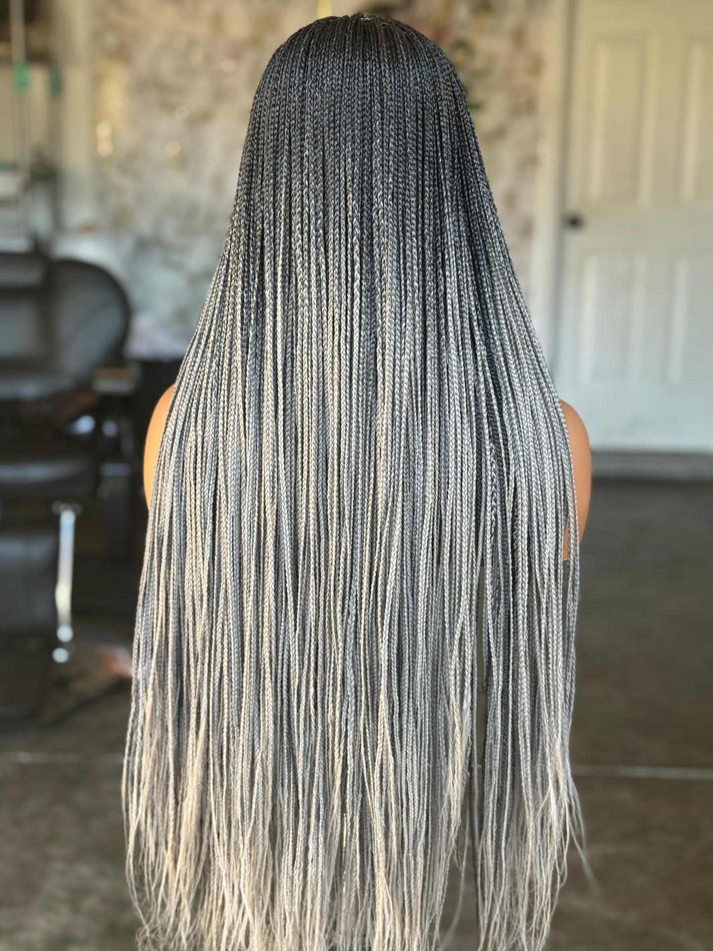 Bone Straight Glueless Wig | Natural Lace Closure | 26-28 Inch Ready to Ship