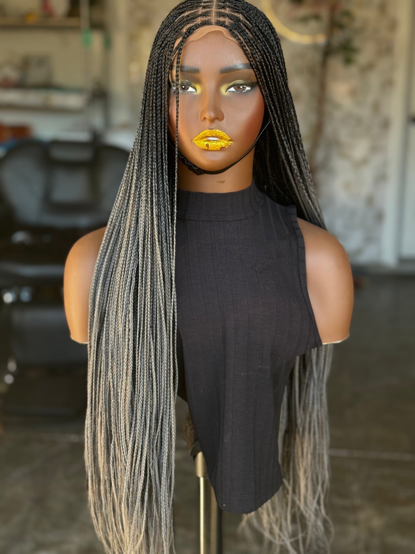Bone Straight Glueless Wig | Natural Lace Closure | 26-28 Inch Ready to Ship