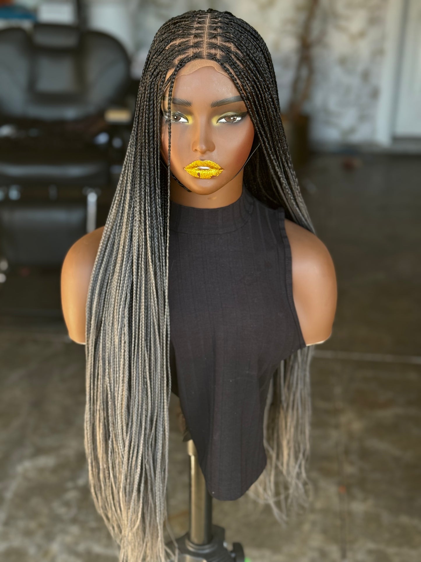 Bone Straight Glueless Wig | Natural Lace Closure | 26-28 Inch Ready to Ship