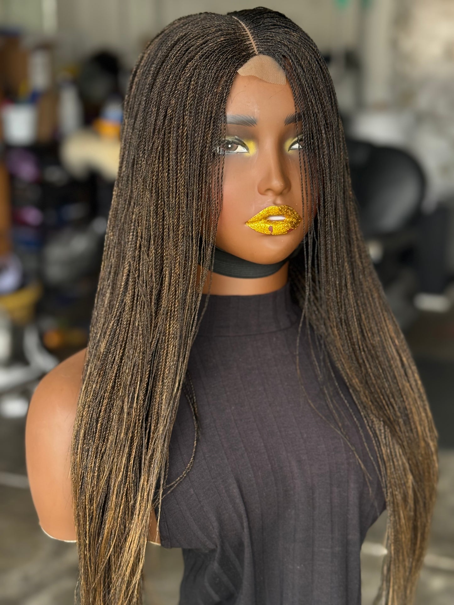 Esther Wig | Ready-to-Ship 16/18 Inch Closure Unit | Color 27/1B Mix