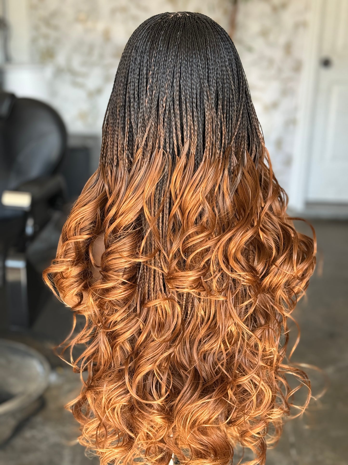 Layers Spiral Curl Wig | 28/30 Inch Ready to Ship | Mixed Color Closure