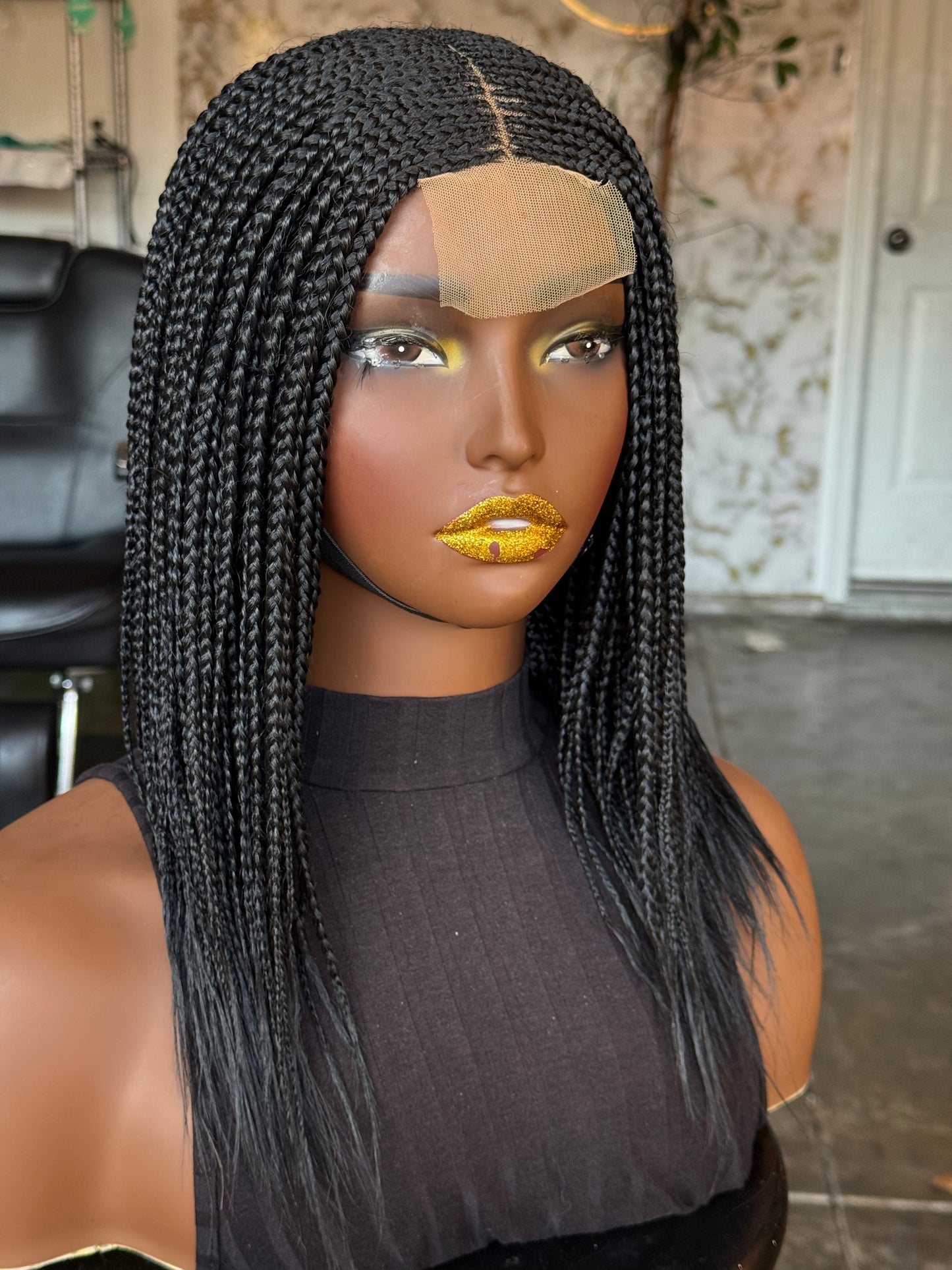 Bianca Unit | 8-10" Made to Order Black Glueless Wig