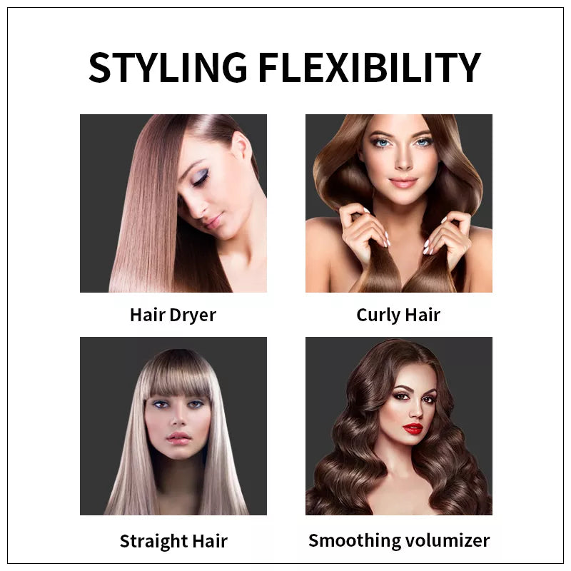 3 IN 1 Hot Air Brush Detangling Styling Brush