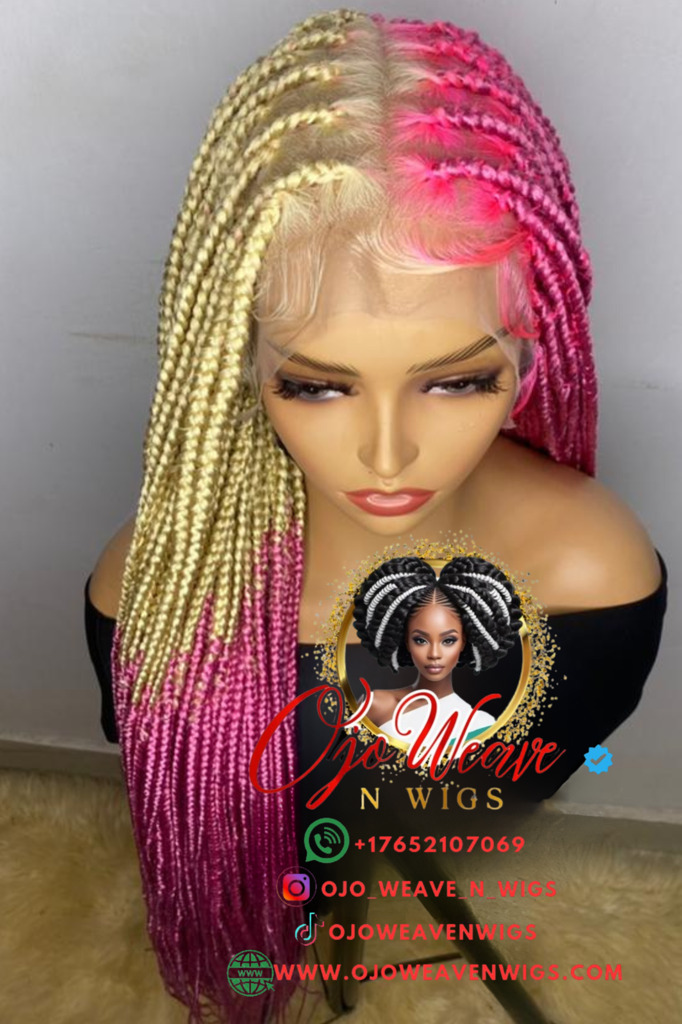 Ashy Knotless Braid Made to Order