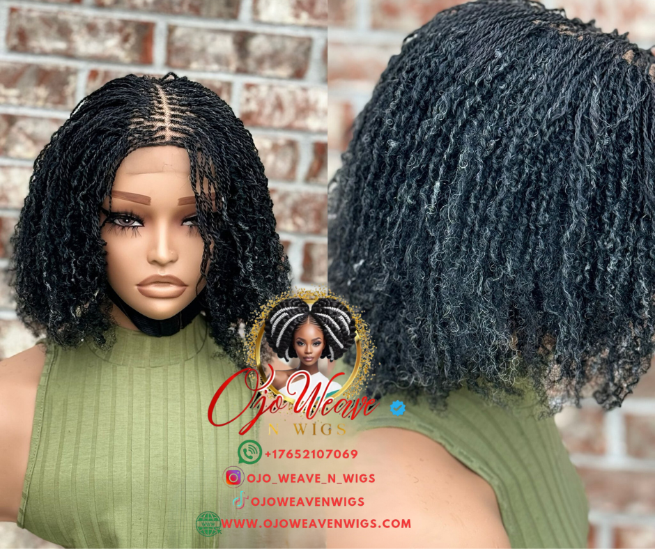 Camela Unit Closure Micro Loc Wig Salt N Pepper Ready to Ship
