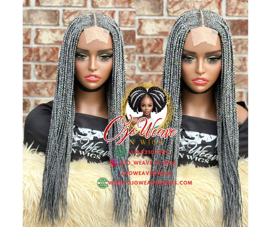 Bianca Salt n Pepper 2x6 Glueless Closure Wig