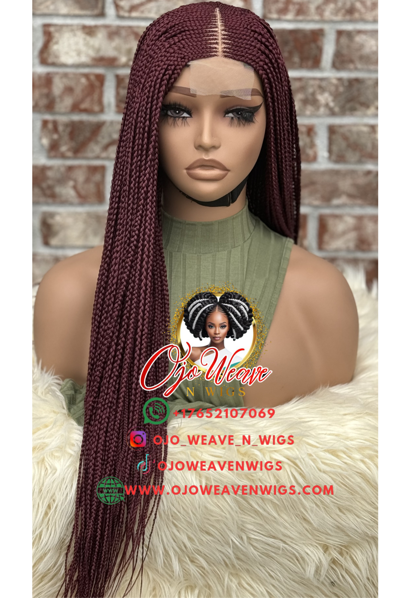 Bianca Unit Burgundy Elegant Wig