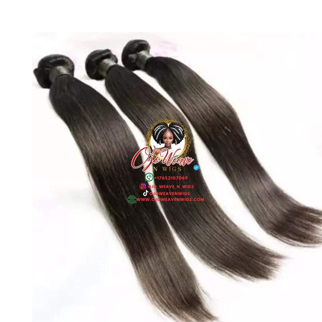 Customized Length Straight Hair Bundles Ready to Ship