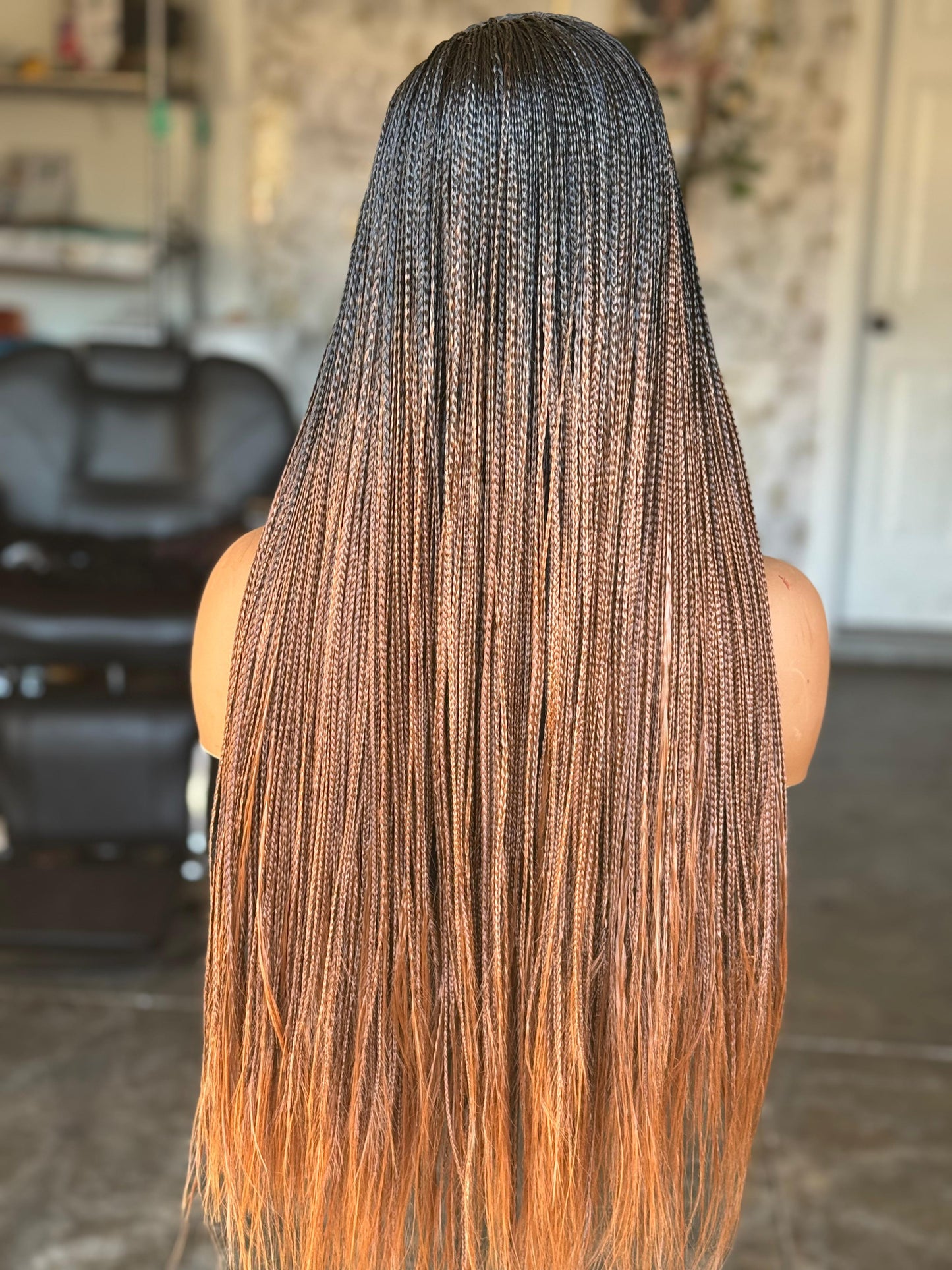 Side Part Glueless Bone Straight Wig | Closure Unit