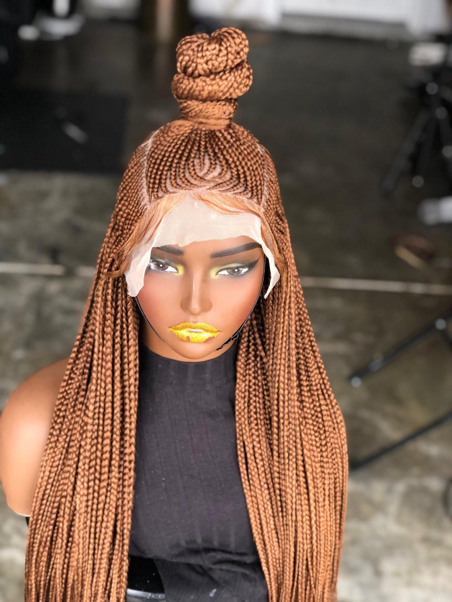 Pre Order: Cornrow Unit: 26" Frontal Wig | 100% Human Hair Lace