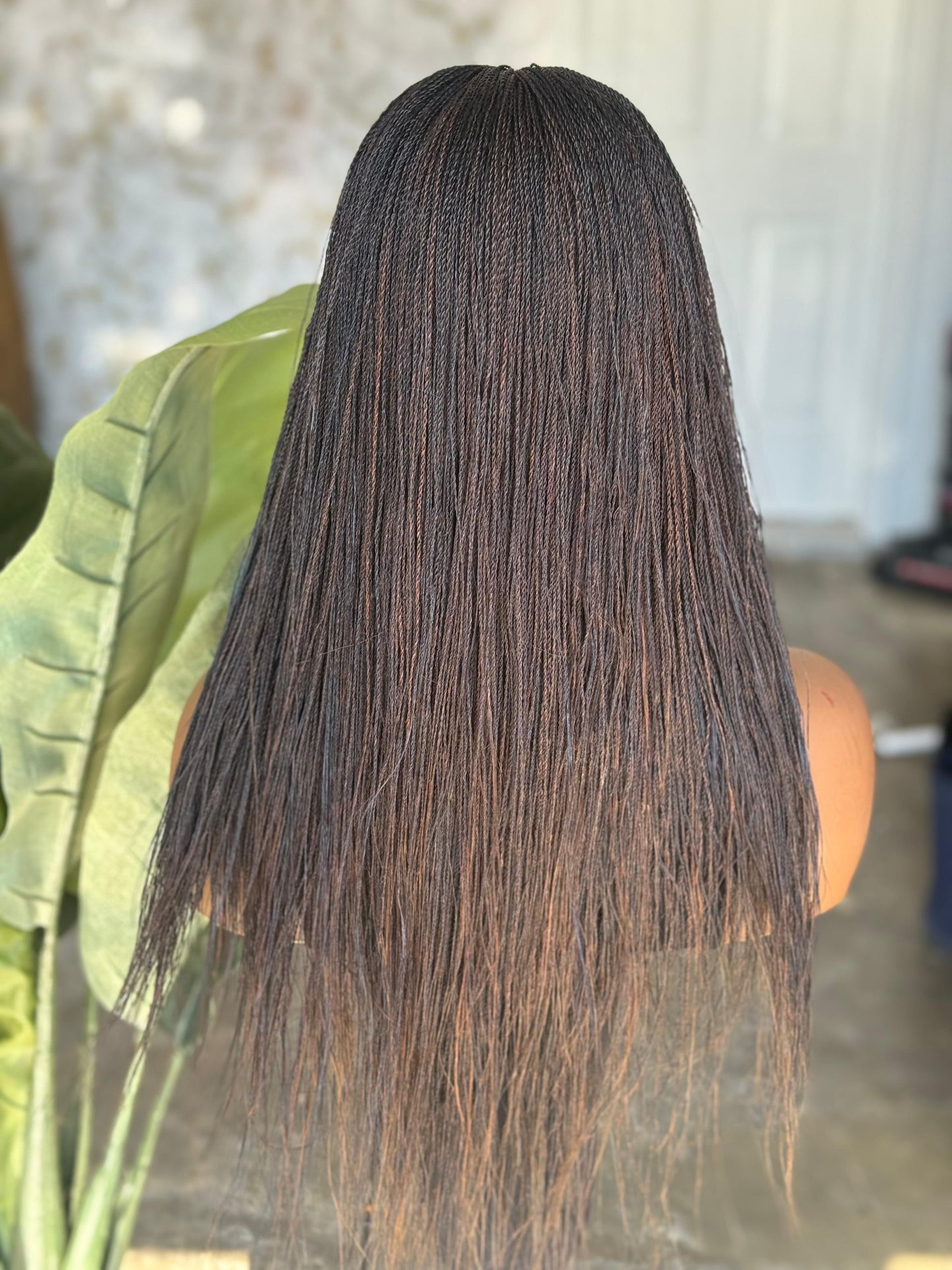 Ready-to-Ship 18-Inch Micro Twists: Mixed Black & Copper | Glueless Closure