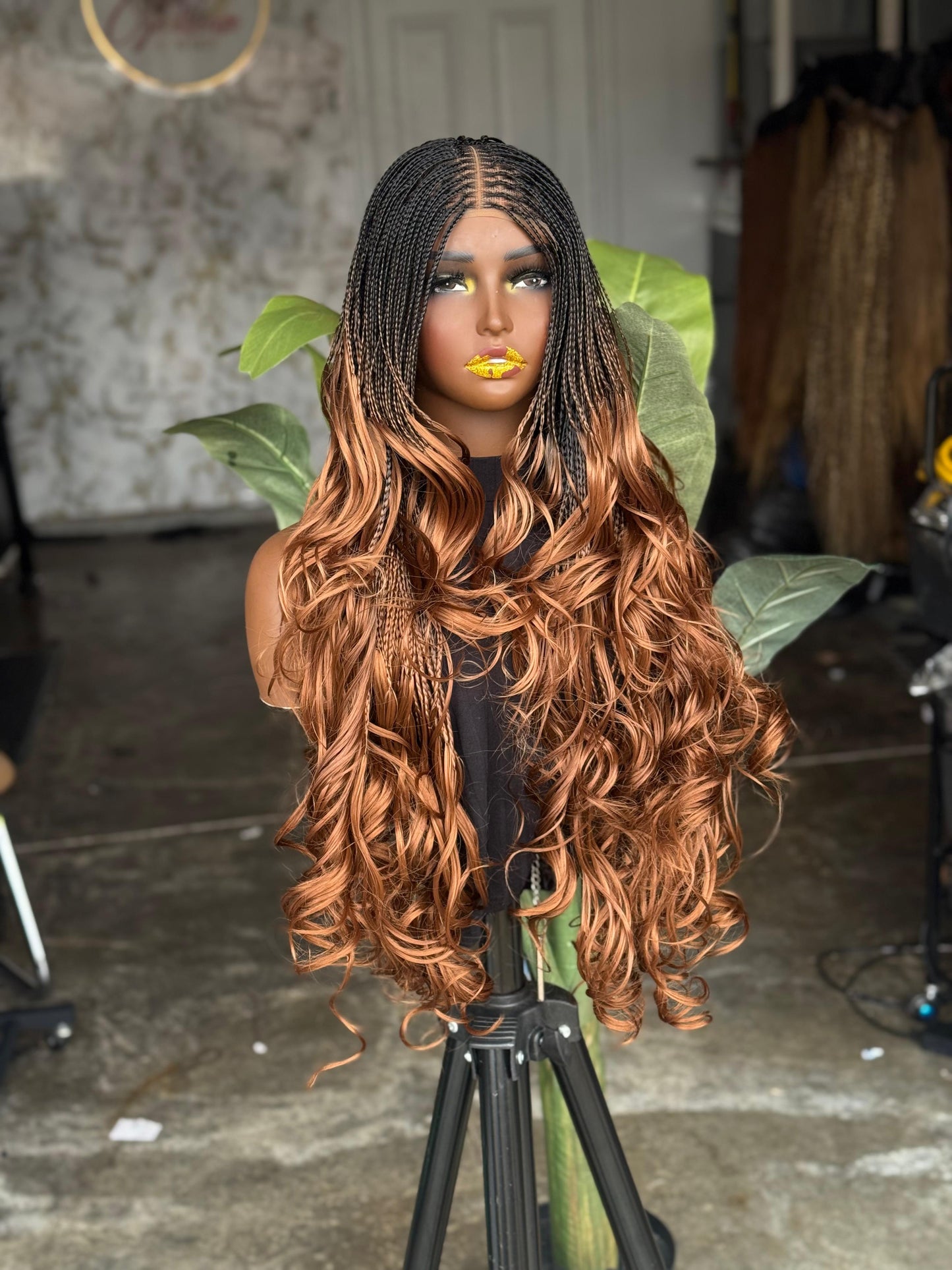 3-Layer Braided Unit | 28" Closure Wig - ready to ship 5x5 closure