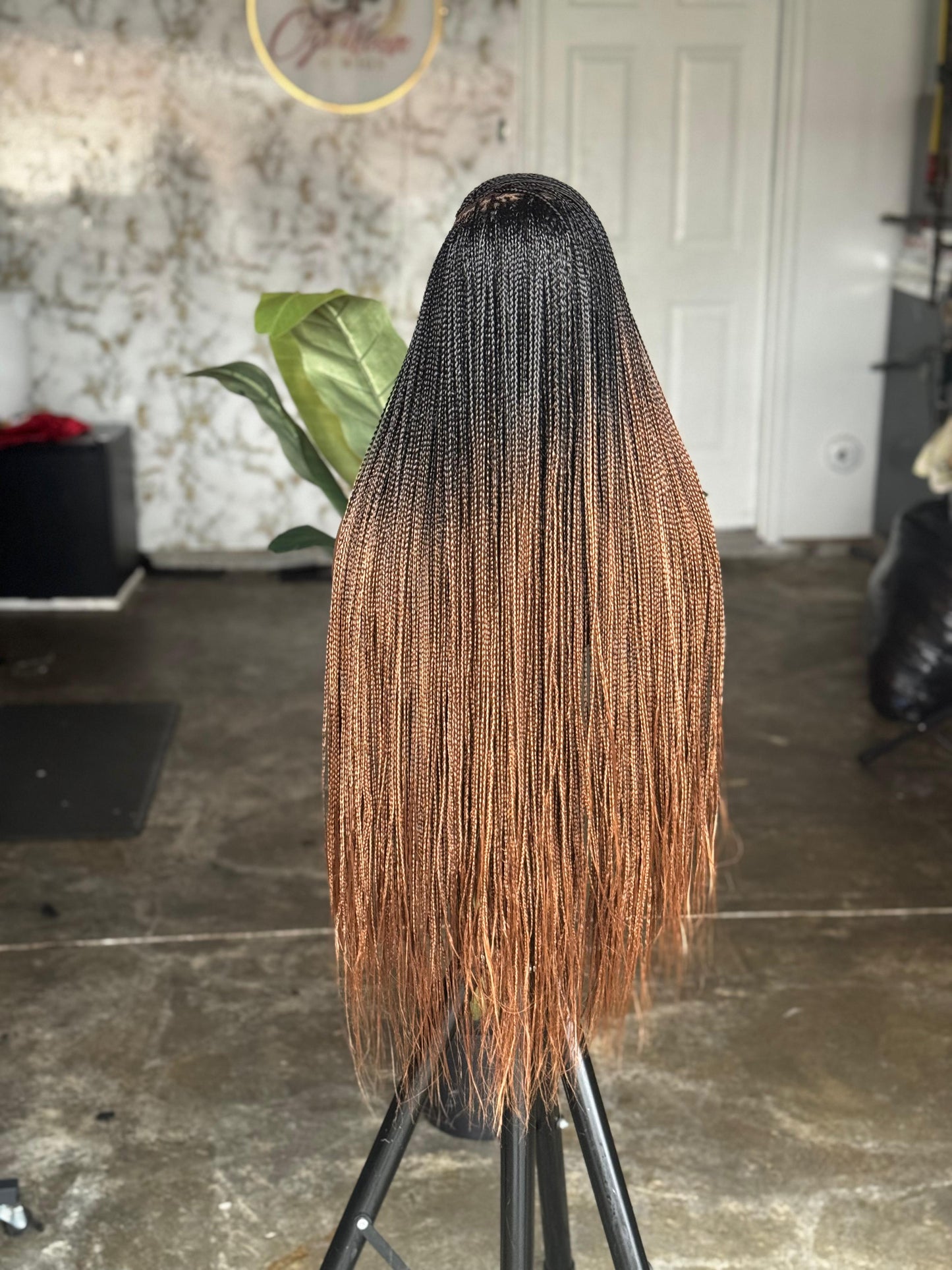 Made to Order: 30 Inches C-cut Nine Straight Deep Part Wig