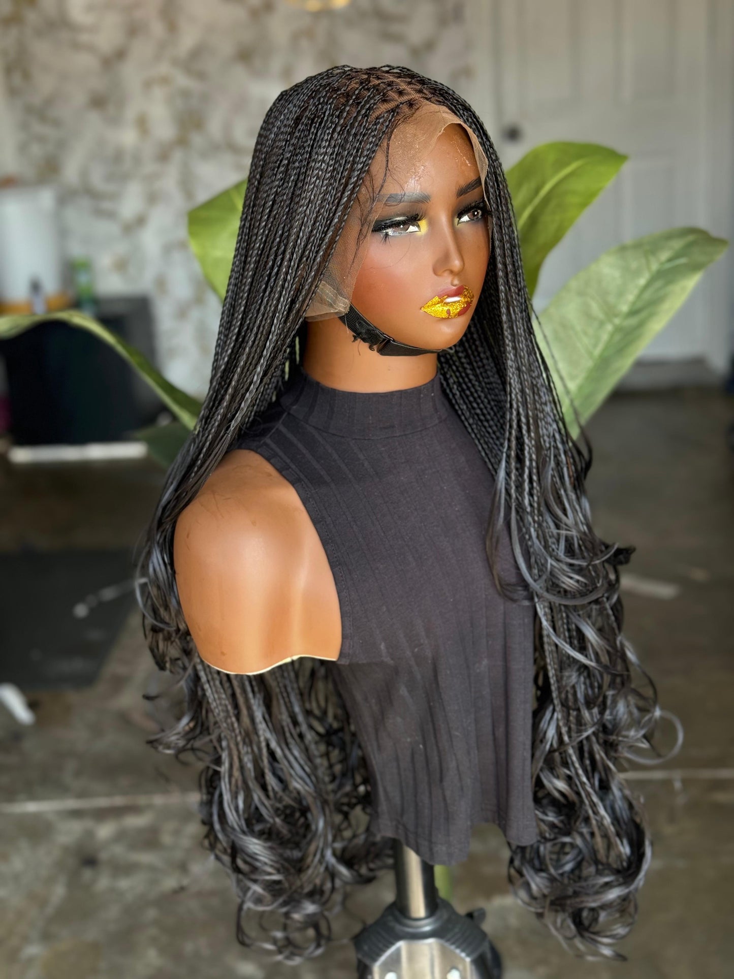 Full Lace Spiral Curls Wig Ready To Ship 28 Inches Color 1b