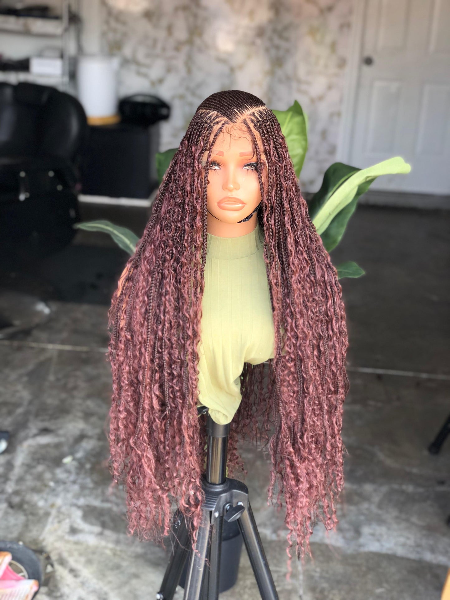 Full Lace Boho Flip Wig Ready To Ship 30 Inches Wig
