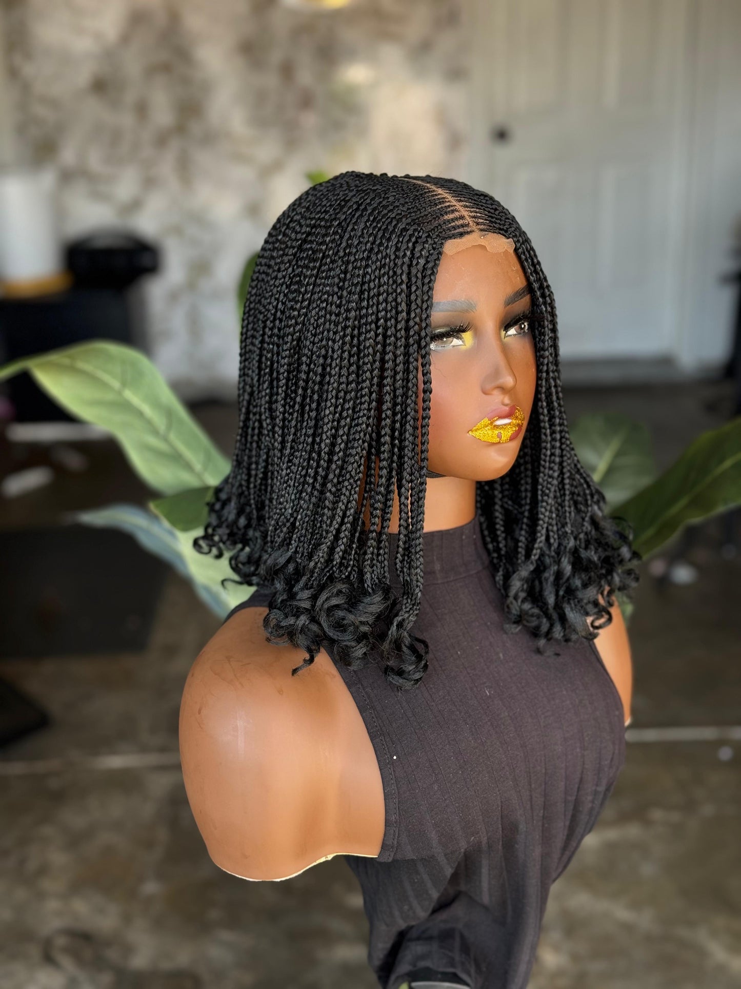 Closure Bianca Curly Ready To Ship 10inches Color 1b