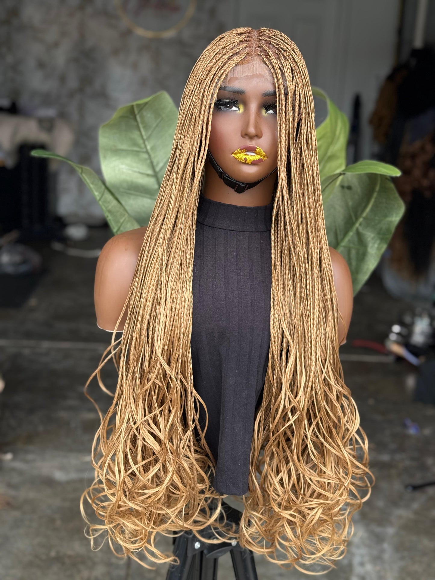 30" 8x8 Spiral Wig Made with Human Lace - Made to Order