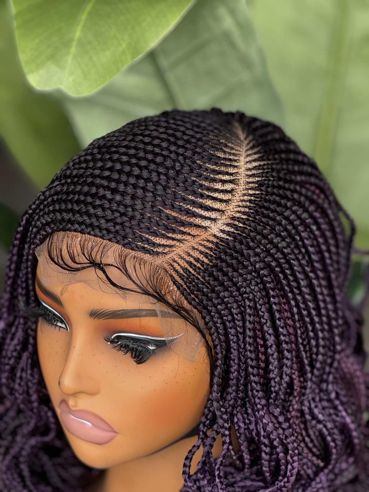 Zowe Unit | Dark Purple C-Cut Ready to Ship Glueless Wig