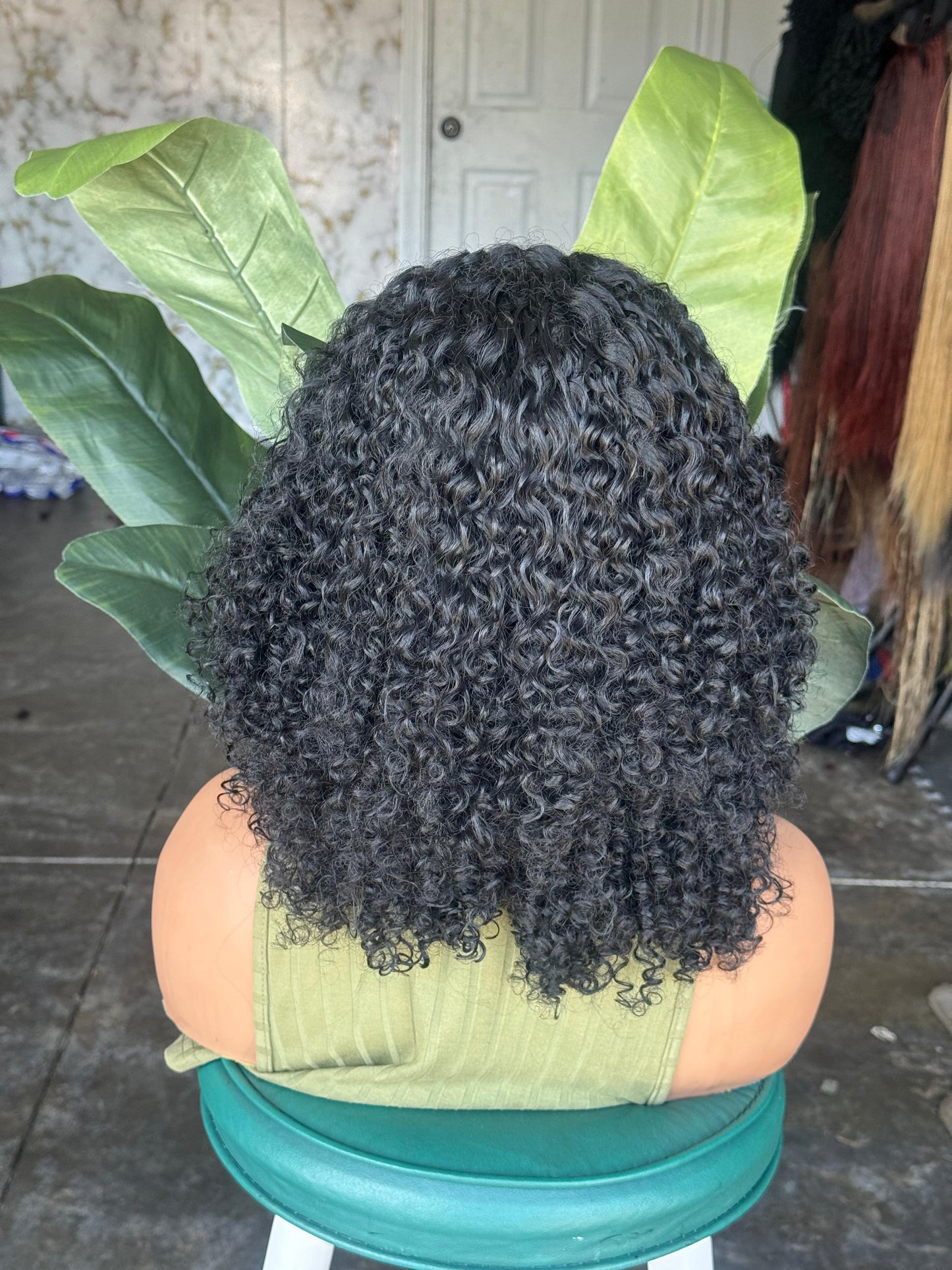 Ready to Ship Nana Unit | 10" Human Hair Blend Glueless Closure Wig