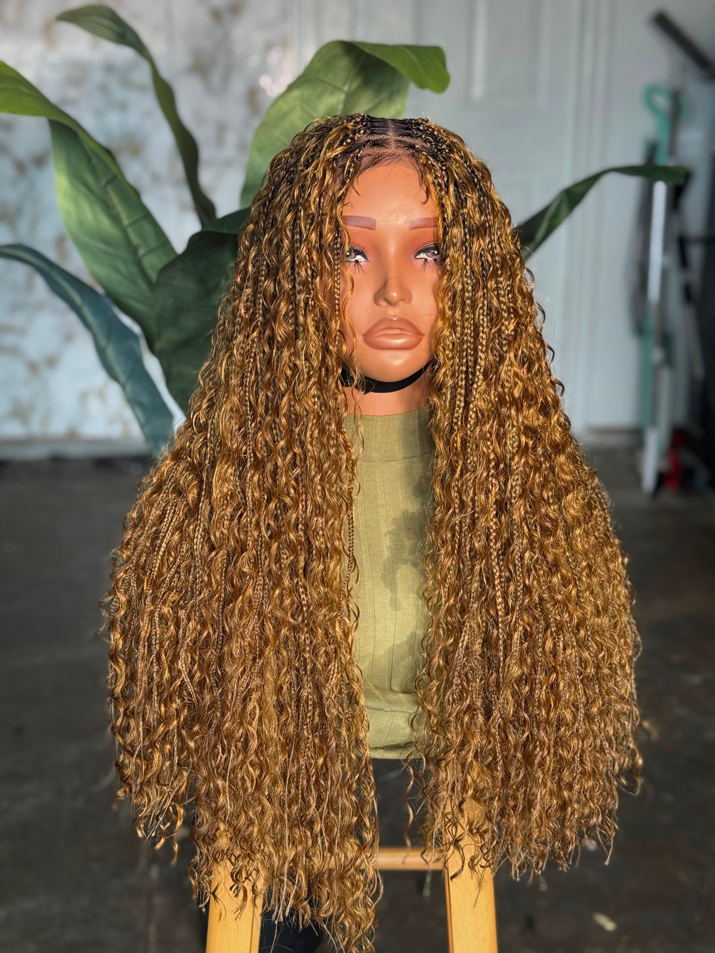 Boho Closure Unit | 26" 6x6 Ready to Ship Glueless Wig
