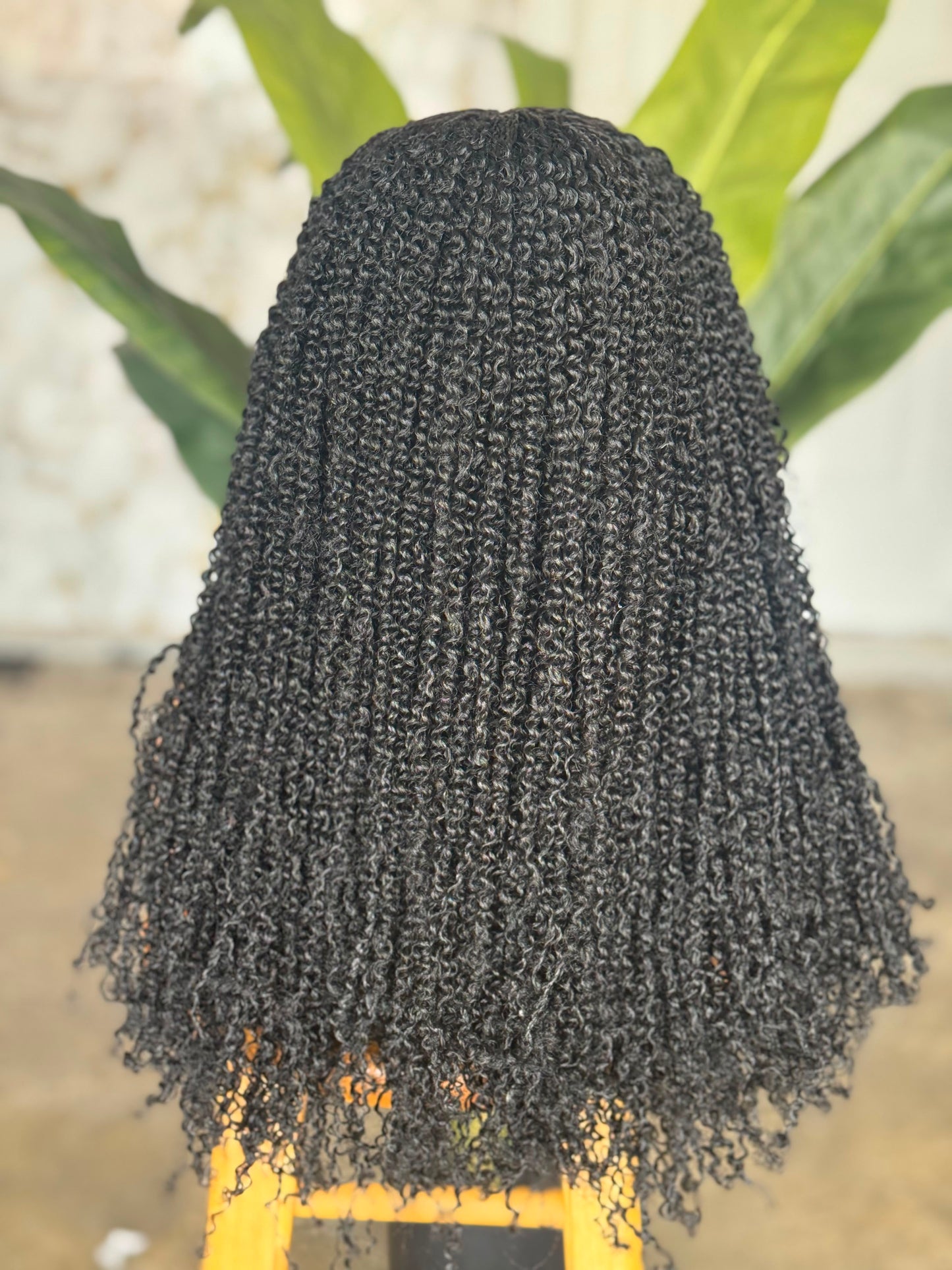 Sisterlocs Unit | 20" Made-to-Order Glueless Lace Closure Wig