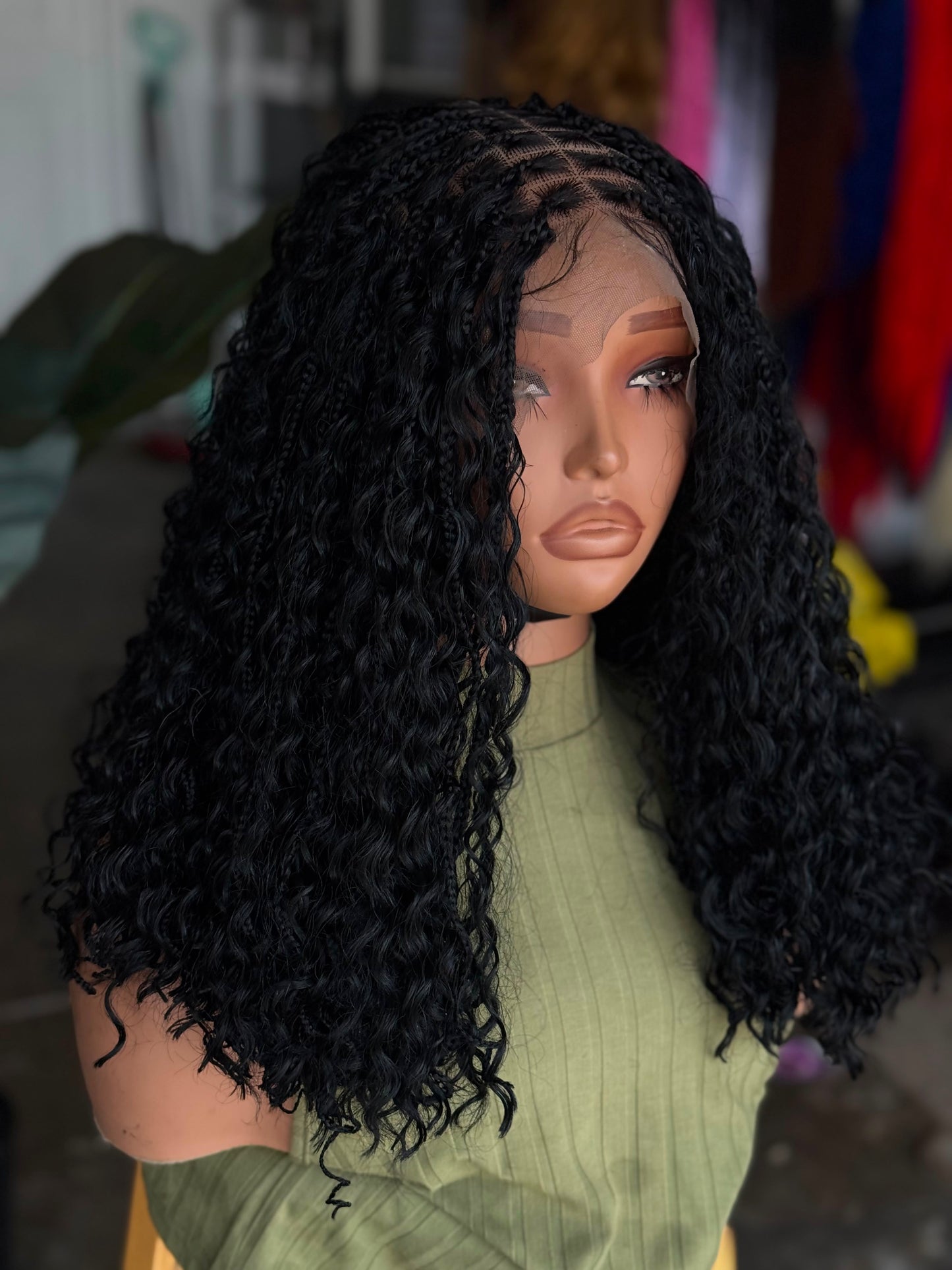 Pre-Order Classic Black Bob Unit | 12"-14" Natural Black Full Lace Glueless Wig