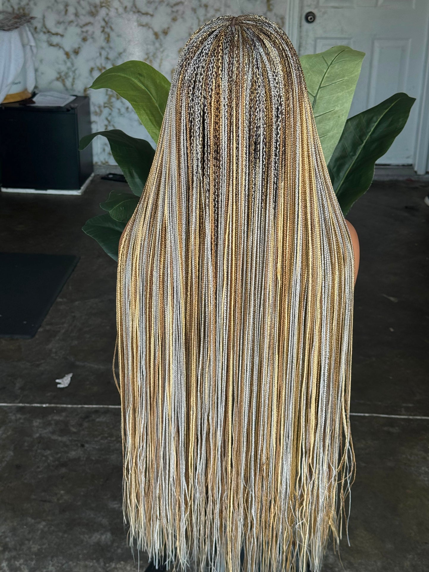 Multi-Tonal Micro Braid Unit | Pre-Order Full Lace Braided Wig