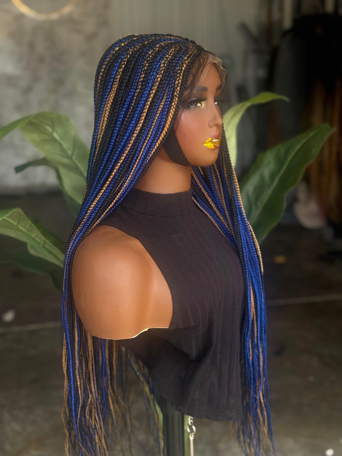 Cornrow Closure Unit | 24" Pre-Order Glueless Lace Wig