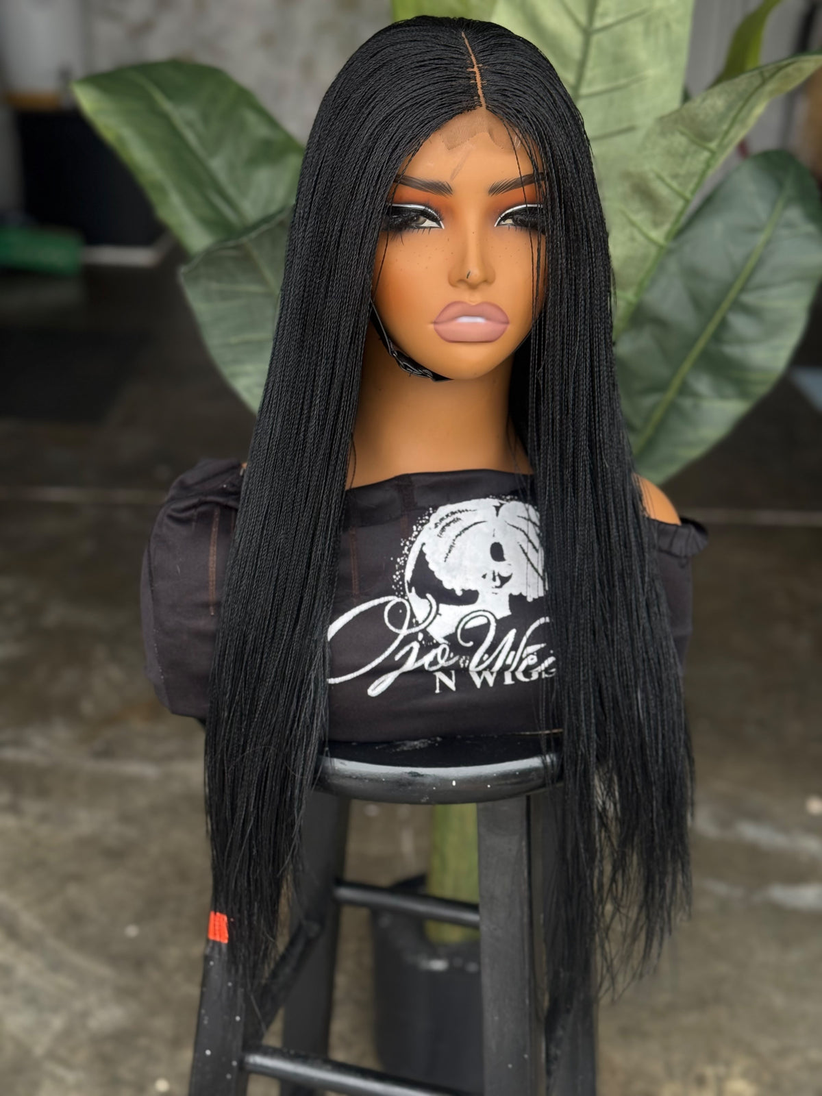 Ready to Ship – 22" 1B Nano Closure Glueless Wig
