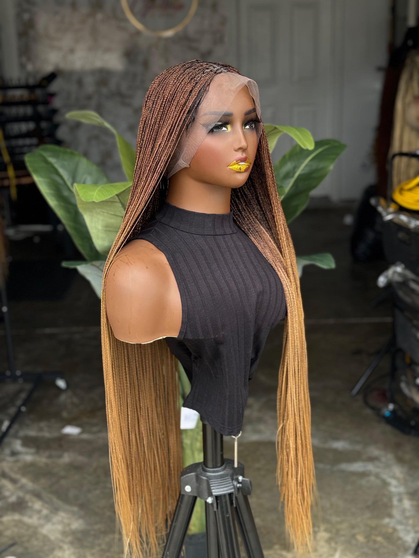 Full Lace Micro bone straight 30" Bone Straight Ready To Ship