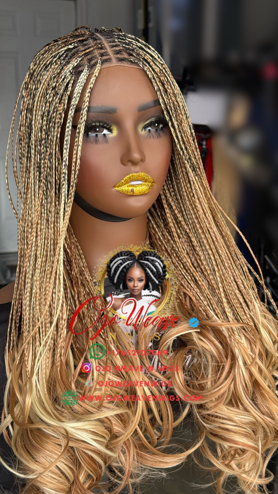 Fine Blonde Knotless Closure Wig - Made to Order