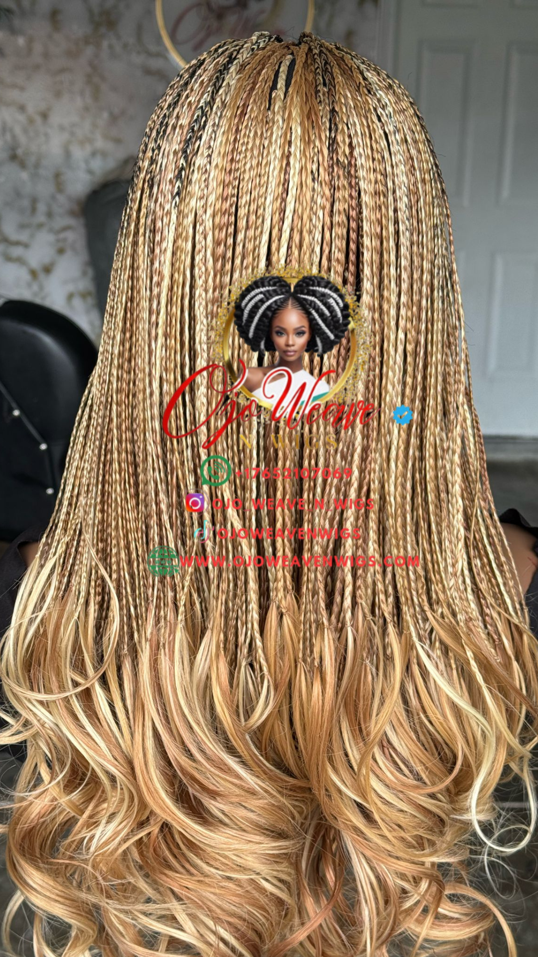 Fine Blonde Knotless Closure Wig - Made to Order