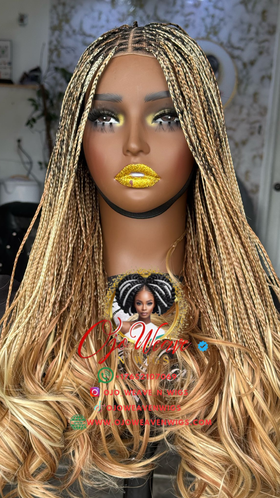 Fine Blonde Knotless Closure Wig - Made to Order
