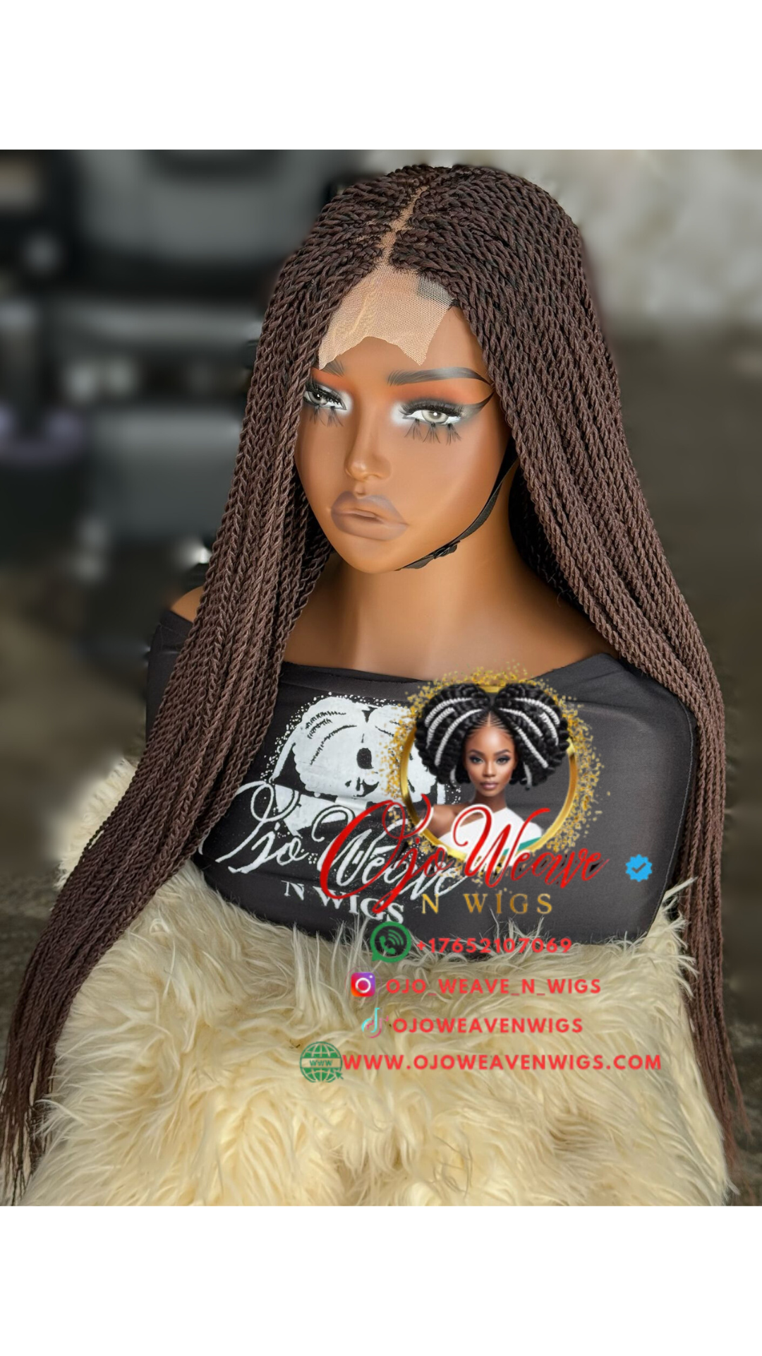 Luna Brown Wig: 24/26" Ready to Ship