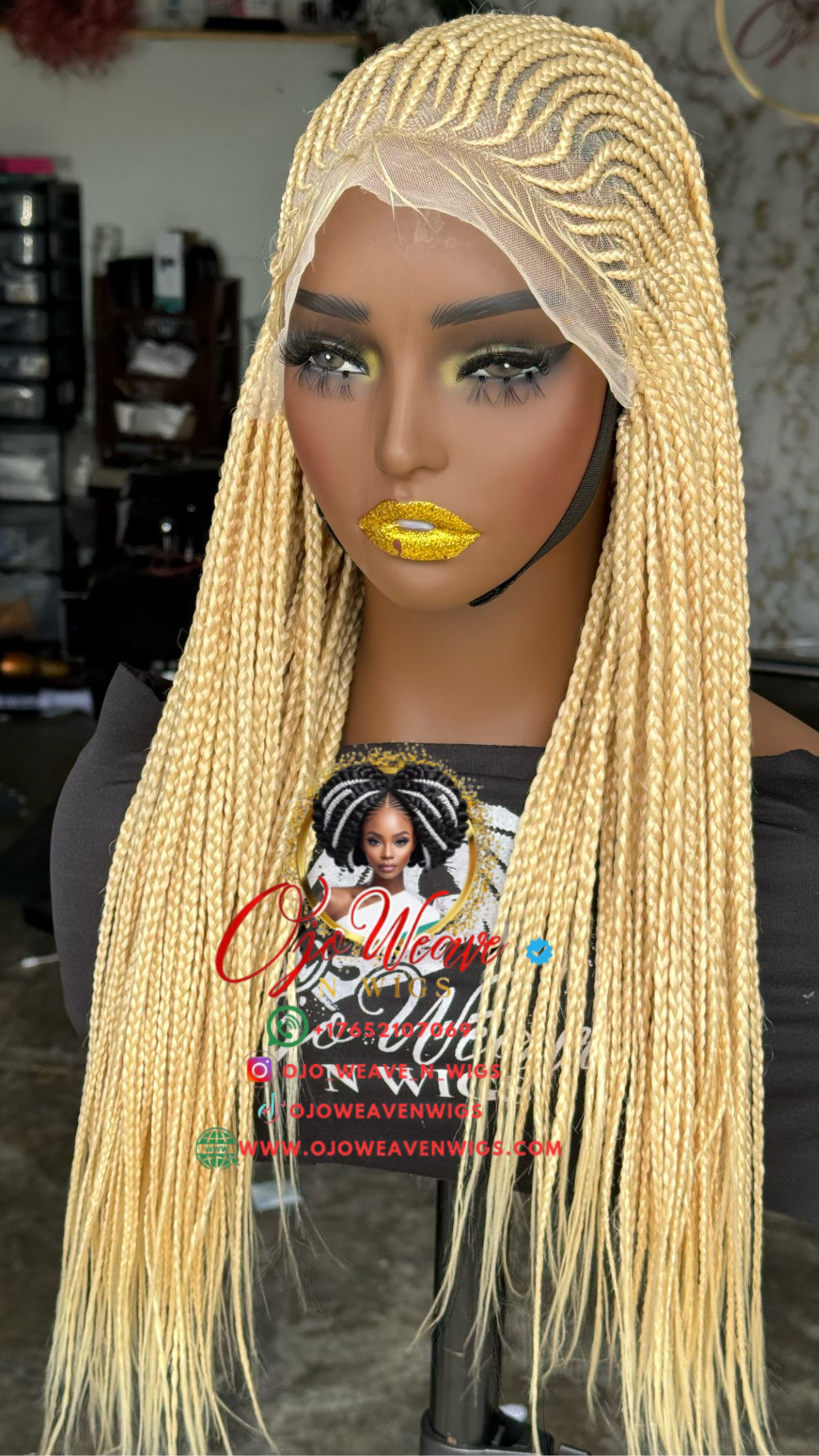 Javis Blond Frontal: 20" Ready to Ship