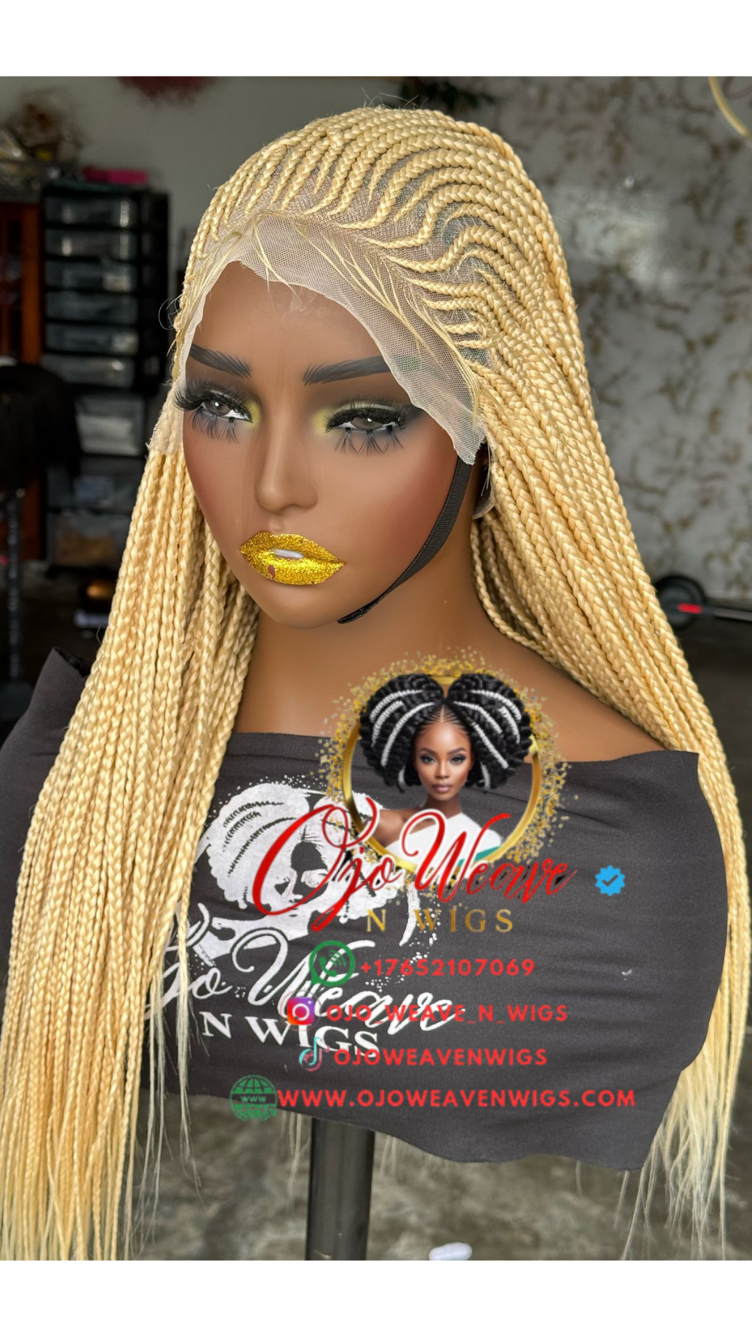 Javis Blond Frontal: 20" Ready to Ship