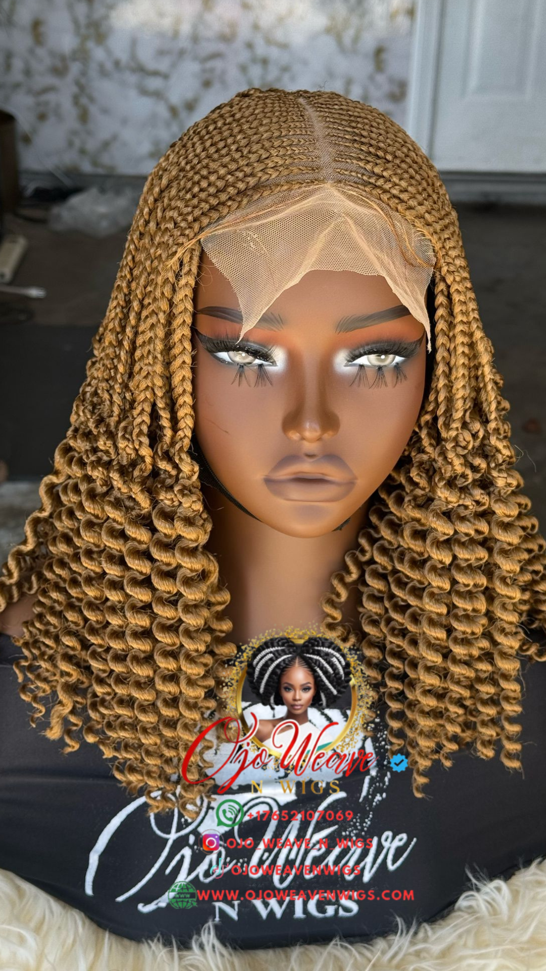 Ana Unit with Cornrow Wig Ready to Ship
