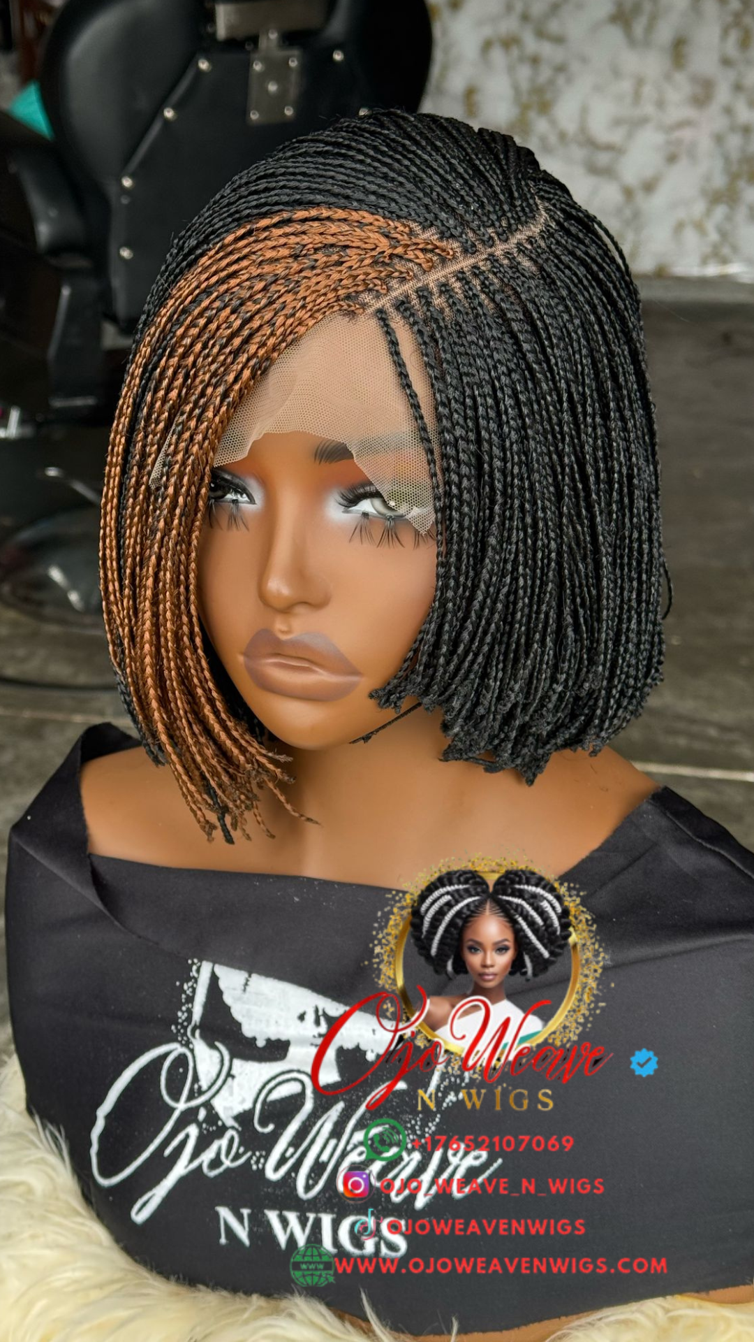 Maxina Made-to-Order 10 Inch Bob Wig - New Style!