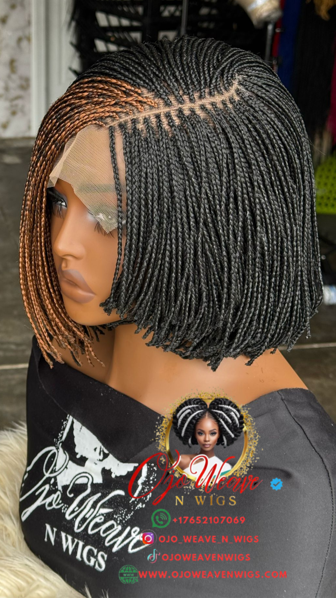 Maxina Made-to-Order 10 Inch Bob Wig - New Style!