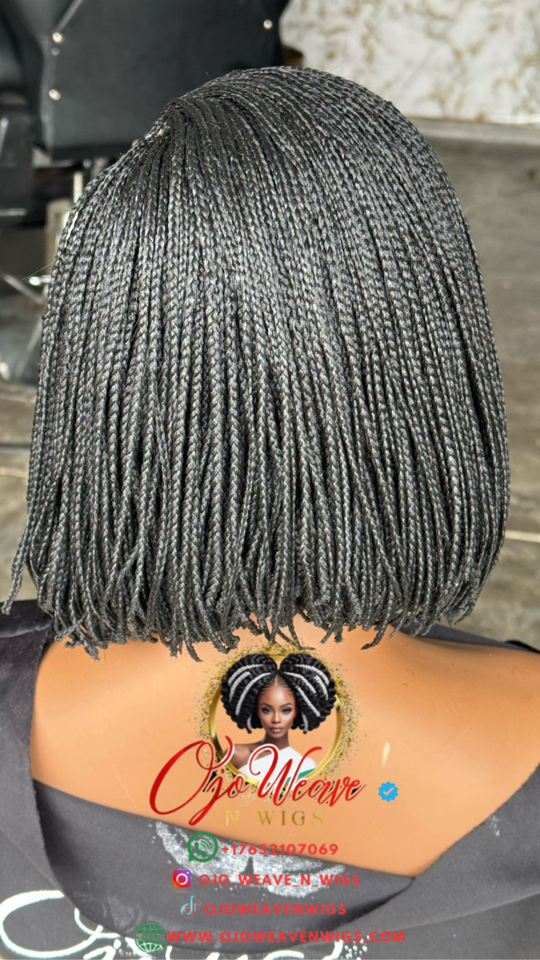 Maxina Made-to-Order 10 Inch Bob Wig - New Style!