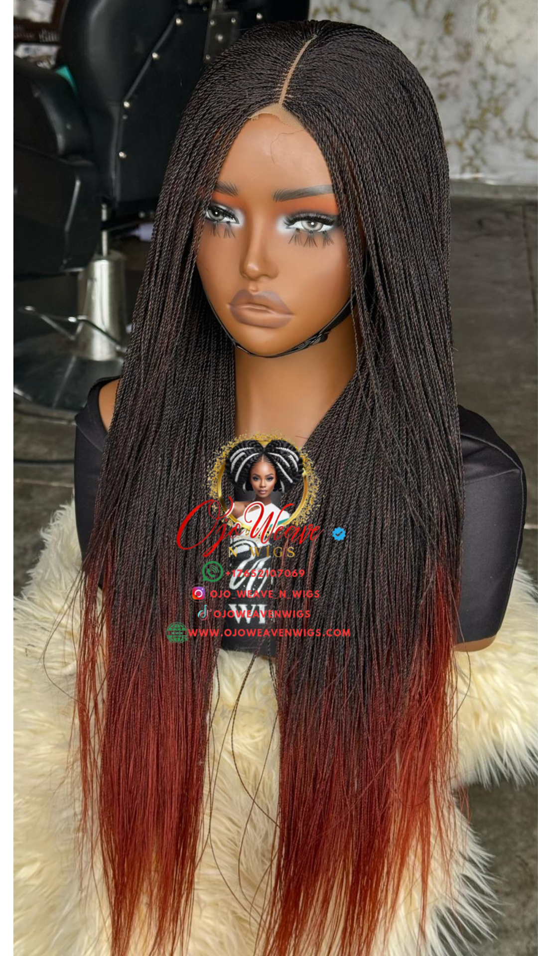 Esther Wig Unit - 2/Ginger Mix Color, made to order