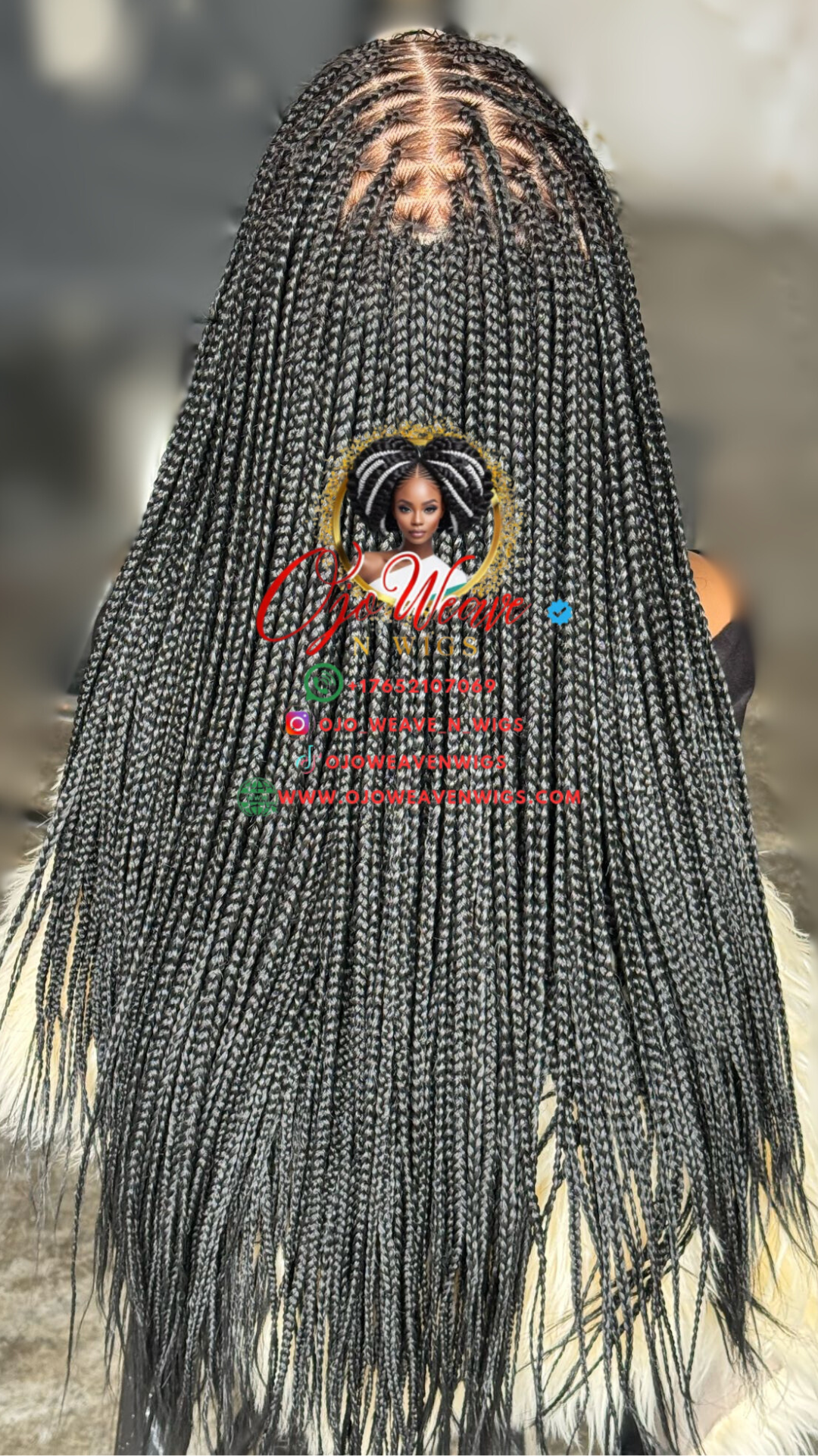 13x6 Knotless Human Hair Wig (Black) - Ready to Ship